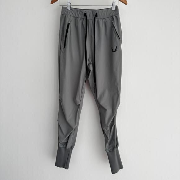 ASRV Tetra Lite Joggers Mens Small High Rib Performance Pants Sage Workout Gym - Picture 3 of 14